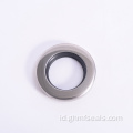 PTFE Double Lip Stainless Steel Segel Minyak Hidrolik